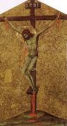 Simone Martini Christ on the Cross oil